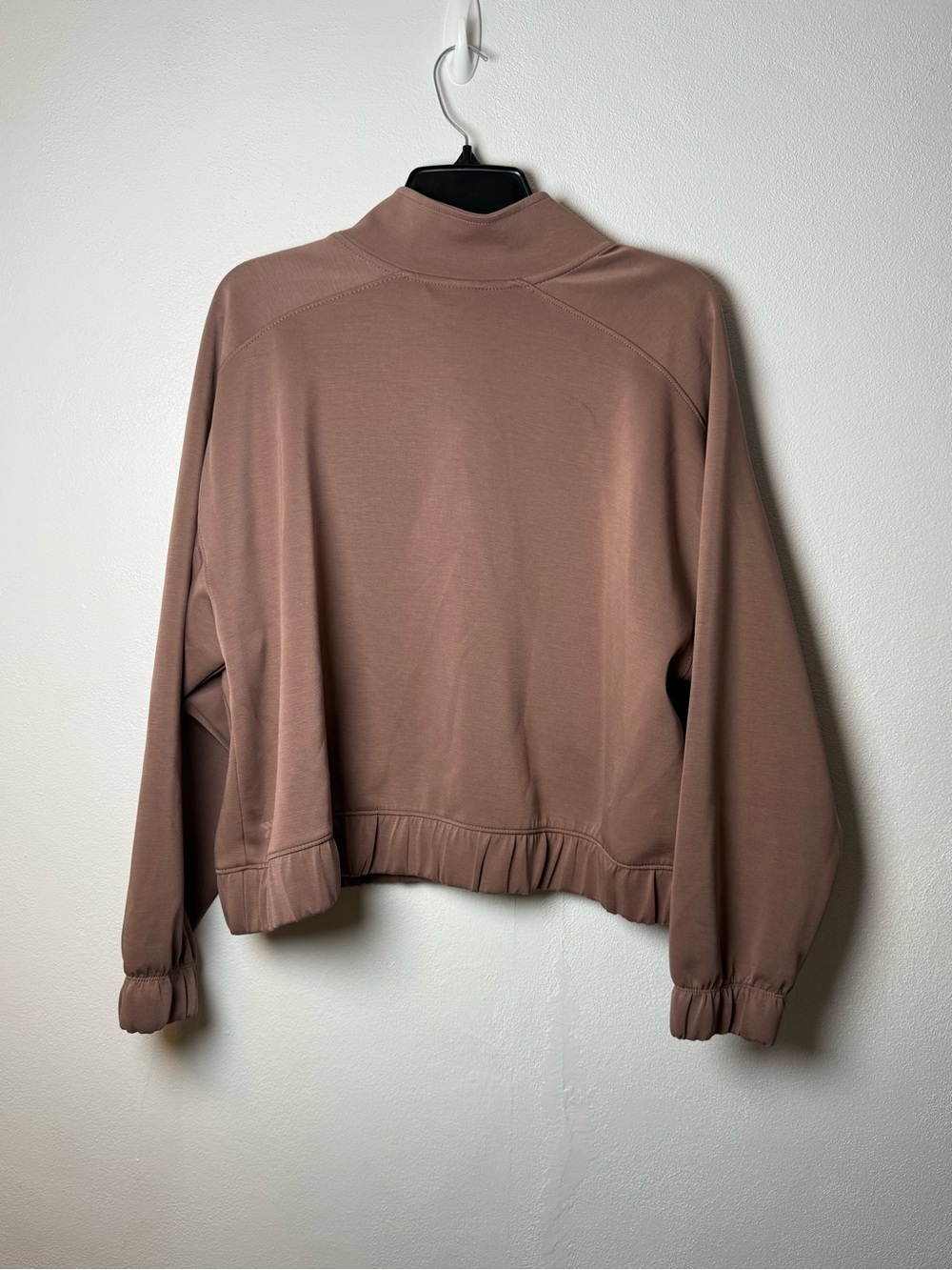all in motion Mauve Brown Zip-Front Lightweight Jacket - Picture 3 of 4